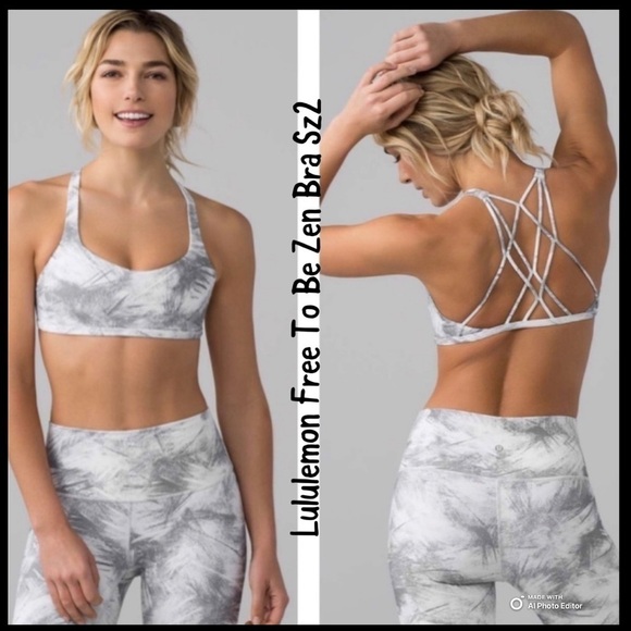 Lululemon Free To Be Zen Bra Sz2 - Picture 1 of 6